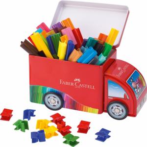 Flomasteriai Faber-Castell CONNECTOR Truck, 33 spalvos
