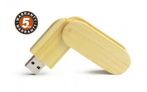 USB atmintinė, 8GB, medinis korpusas