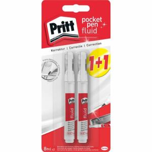 Korekcinis pieštukas Pritt Pocket Pen, 8ml, 2vnt, blisteryje