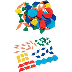 Magnetų rinkinys deVENTE, geometrinės figūrėlės, 24vnt, įvairių spalvų