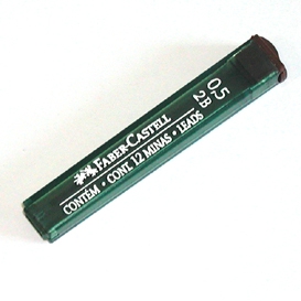 Grafitai Faber-Castell, 2B, 0,5mm, 12 vnt.