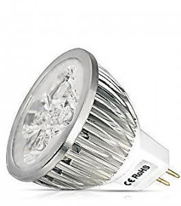 *Lemputė LED, 5.5W, MR16 (GU5.3), 12V, 45 laipsniai, šaltai balta