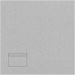 Dekoratyvinis vokas Paper Poetry C6, 114x162mm, 100g, šviesiai pilkos spalvos, 1vnt