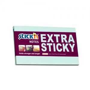 *Lipnūs lapeliai Stick´N Extra Sticky 21667, 76x127mm, 90 lapelių, mėlynos spalvos