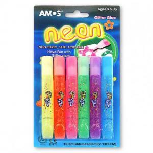 Klijai su blizgučiais Amos Neon 5 vnt. - 10.5 ml