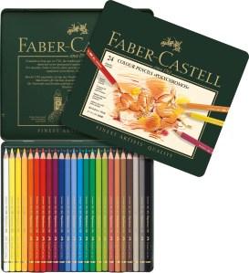 Spalvoti pieštukai Faber-Castell Polychromos Art&Graphic, 24 spalvos