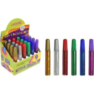 *Klijai su blizgučiais deVENTE, 10ml, įvairių spalvų