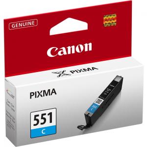 Rašalo kasetė Canon CLI-551C, mėlyna, 7 ml, originalas