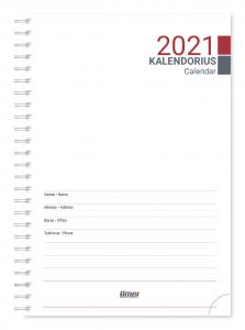 Papildomi lapai darbo kalendoriui Timer Spirex Week, A5, 2024m.