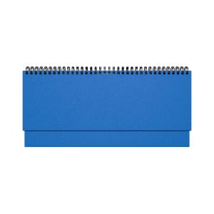 Stalinis kalendorius Timer Memo, 290x105mm, PU viršelis, mėlynos spalvos