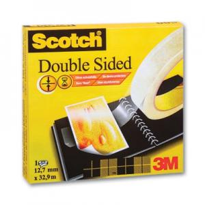 Dvipusė lipni juostelė Scotch, 12,7mmx22,8m, skaidri