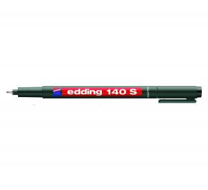Permanentinis žymeklis-rašiklis Edding 140S OHP, apvaliu galiuku, 0,3mm, juodos spalvos