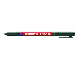 Permanentinis žymeklis-rašiklis Edding 140S OHP, apvaliu galiuku, 0.3mm, juodos spalvos