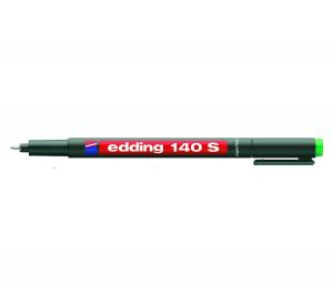 Permanentinis žymeklis-rašiklis Edding 140S OHP, apvaliu galiuku, 0,3mm, žalios spalvos
