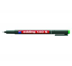 Permanentinis žymeklis-rašiklis Edding 140S OHP, apvaliu galiuku, 0.3mm, žalios spalvos