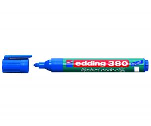 Žymeklis popieriui Edding 380, apvaliu galiuku, 1,5-3mm, mėlynos spalvos