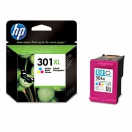 Rašalo kasetė HP CH564EE Nr, 301XL Trispalvė, 330 psl, originalas
