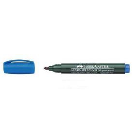 *Permanentinis žymeklis Faber-Castell Winner 52, 2.8mm, apvaliu galiuku, mėlynos spalvos