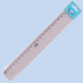 *Liniuotė Centrum, 20cm, plastikinė, skaidri, blisteryje