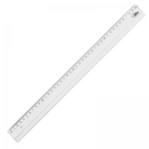 **Liniuotė Forpus, 40cm, plastikinė, skaidri