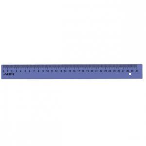 Liniuotė deVENTE, 30cm, skaidri, įvairių spalvų