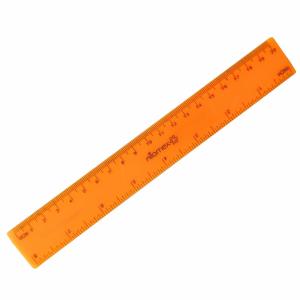 Liniuotė deVENTE, 20cm, neoninių įvairių spalvų