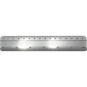 Metalinė liniuotė deVENTE, 15cm