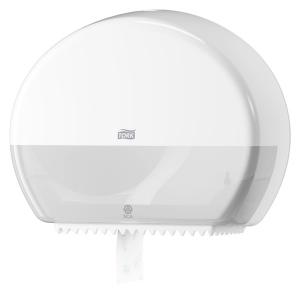 Laikiklis tualetiniam popieriui Tork Jumbo Mini T2 (555000), baltos spalvos, plastikinis