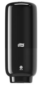 Laikiklis muilo putoms Tork S4 (561608), 1l, sensorinis, juodos spalvos, plastikinis