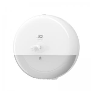 Laikiklis tualetiniam popieriui Tork Smart One T8 (680000), baltos spalvos, plastikinis